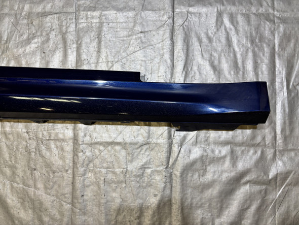 2015-2020 F82 F83 BMW M4 Coupe / Convertible Passenger Side Skirt Rocker Panel / Tanzanite Blue Metallic  F8M07