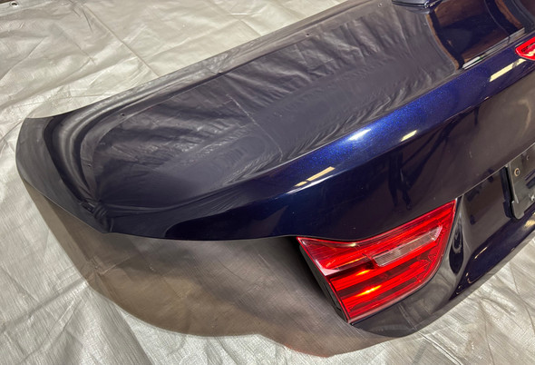 2015-2020 F83 BMW M4 Convertible Trunk Lid Panel / Tanzanite Blue Metallic  F8M07