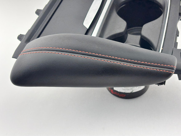 2015-2020 F80 F82 F83 BMW M3 M4 Front Console Cup Holder / Shifter Surround / Red Stitch / Manual /   F8M07