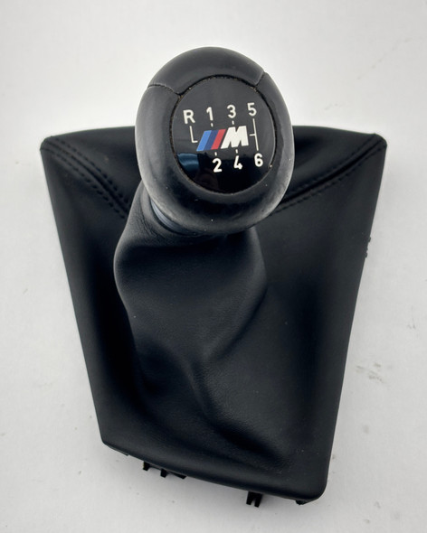 2015-2020 F80 F82 F83 BMW M3 M4 OEM Black Leather Manual Shift Knob w/ Boot /   F8M07