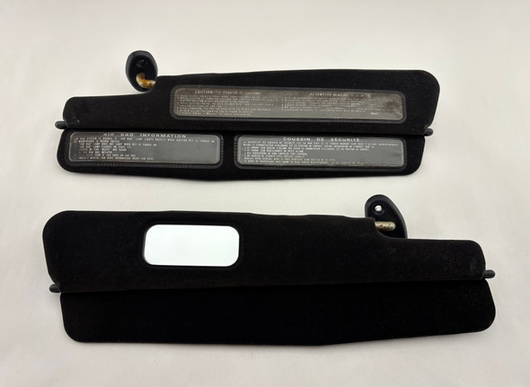 1990-1993 Mazda Miata OEM Folding Sun Visors / Pair / Fits 1990-2005 /   NA118