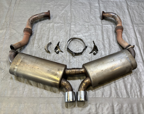 2005-2008 Porsche 987 Boxster S Cayman S Fabspeed Exhaust Muffler w/ Tips / USED / 100K BC040