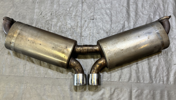 2005-2008 Porsche 987 Boxster S Cayman S Fabspeed Exhaust Muffler w/ Tips / USED / 100K BC040
