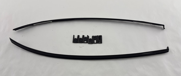 2006-2012 Porsche 987 Cayman Roof Rail Trim Molding Set / Black /  BC040