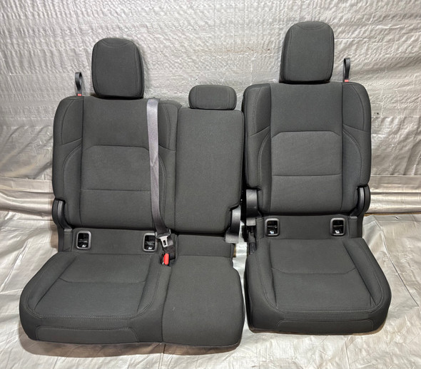 2020-2024 Jeep Gladiator JT Sport Black Cloth Front & Rear Seats /   JT005