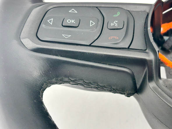 2020-2023 Jeep Gladiator JT Sport Black Leather Steering Wheel w/ Controls /   JT005