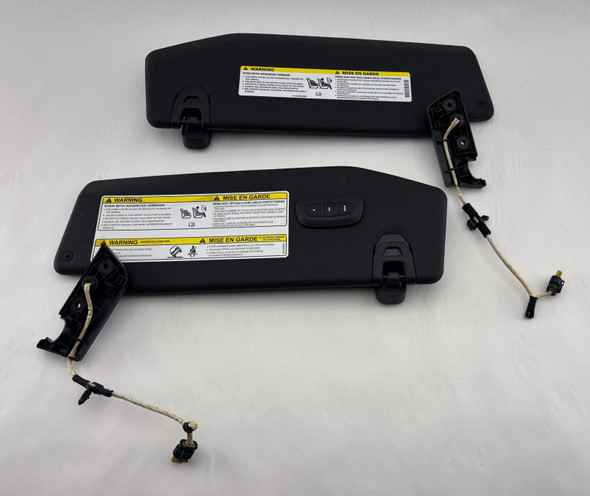 2018-2023 Jeep Wrangler JL Gladiator JT OEM Sun Visors / Pair / Homelink /   JT005