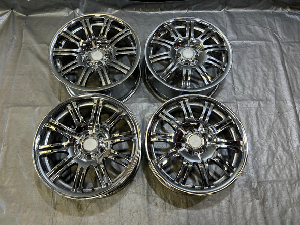 2001-2006 E46 BMW M3 19" Style 67 M Double Spoke Wheels Rims / Set of 4 / Chrome / M3019