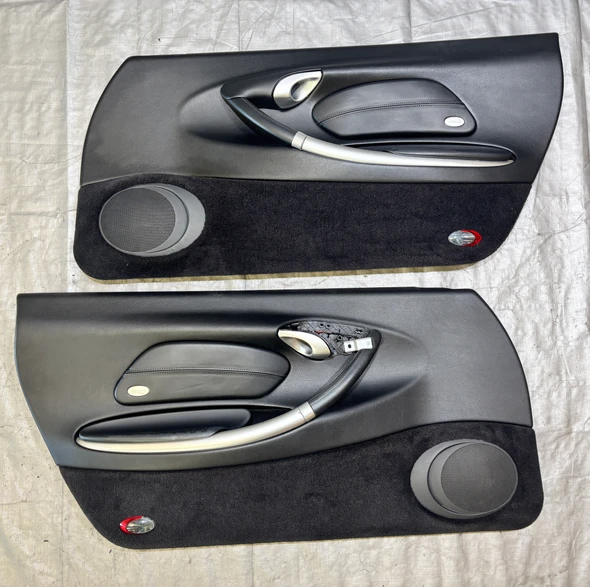 1999-2004 Porsche 986 Boxster Interior Door Panels / Black / Pair /   BX073