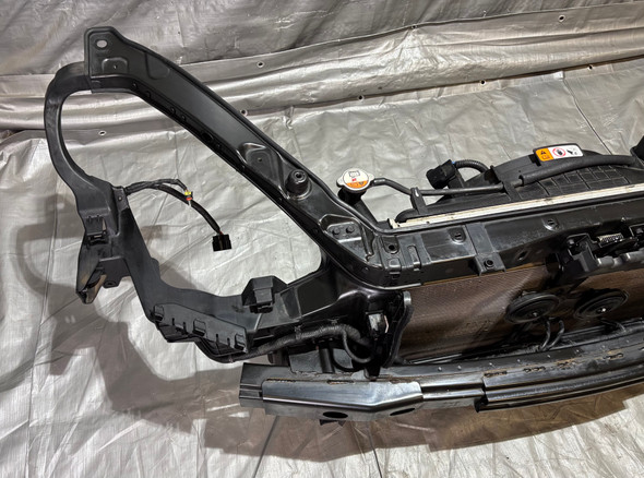 2013-2016 Hyundai Genesis Coupe 3.8 Front Core Support Assembly w/ Bumper Support / Radiator / Fan /   HG034