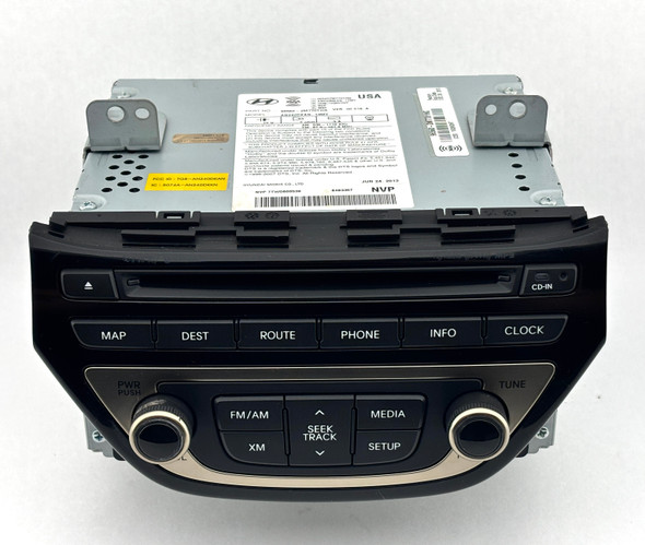 2014-2016 Hyundai Genesis Coupe OEM Radio Head Unit / 96560-2M770YHG /   HG034