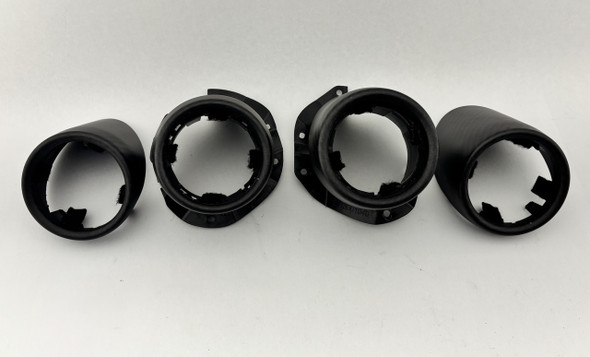 2015-2020 Alfa Romeo 4C OEM AC Vents w/ Carbon Fiber Shrouds / Surround / Set of 4 /   AR401