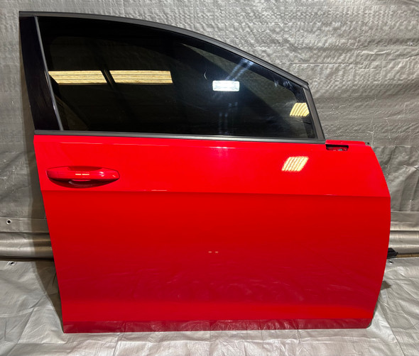 2015-2018 Volkswagen Golf R 4DR Passenger Front Door Shell / Tornado Red  M7R12