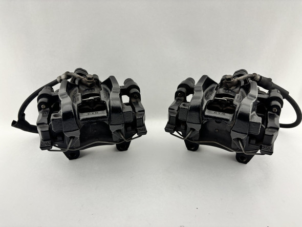 2015-2019 Volkswagen MK7 Golf R OEM Brake Calipers / Black / Set of 4  / 91K M7R12