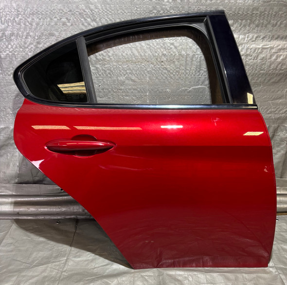 2017-2022 Alfa Romeo Giulia Passenger Rear Door Assembly / Rosso Competizione   AG007