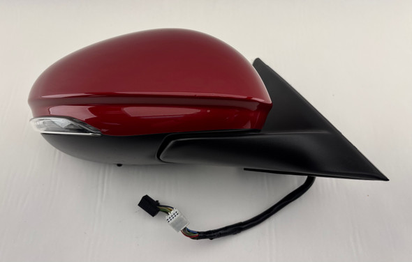 2017-2022 Alfa Romeo Giulia Passenger Side Mirror w/ Blind Spot / Auto Dim / Rosso Competizione   AG007