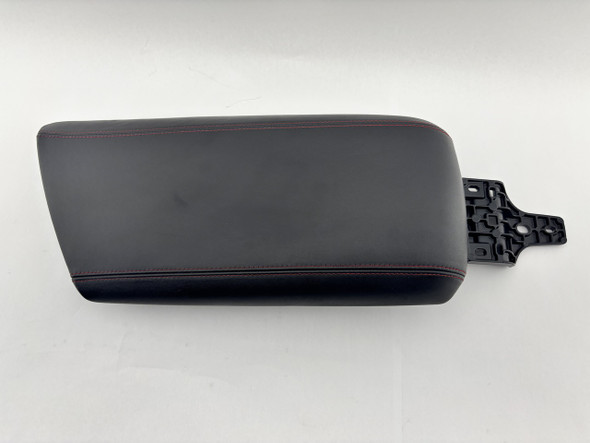 2017-2019 Alfa Romeo Giulia Center Console Lid / Black Leather w/ Red Stitching /   AG007