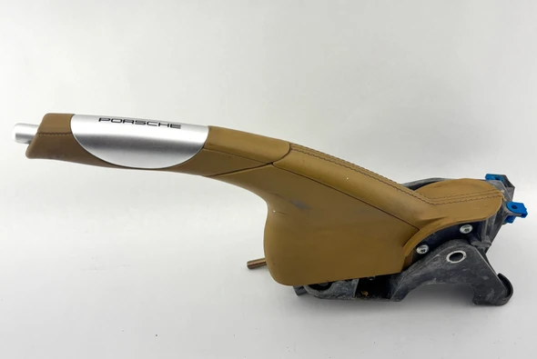 1997-2004 Porsche 986 Boxster / 996 911 Aluminum Look Parking Brake Handle / Savanna Beige /   BX074
