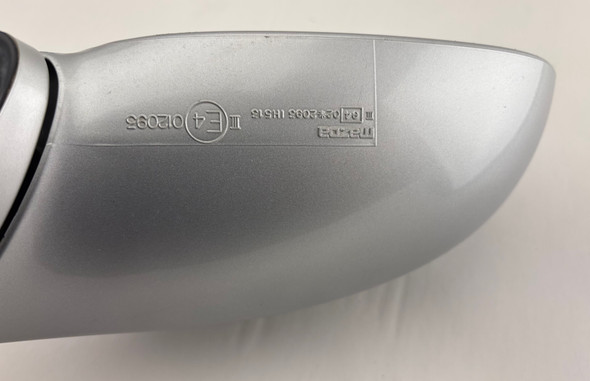 1999-2005 Mazda Miata Passenger Side Power Mirror  / Sunlight Silver Metallic  NB281