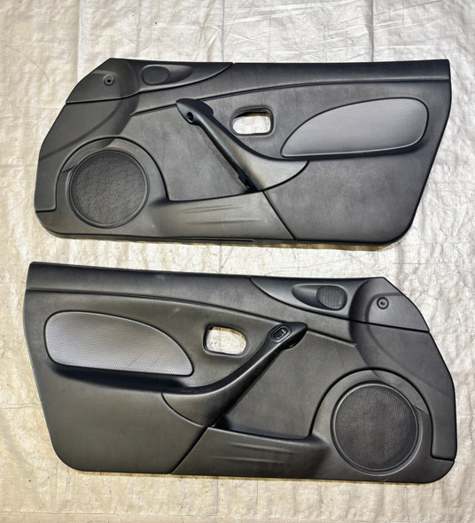 2001-2005 Mazda Miata Interior Door Panels / Black / Pair  /   NB281