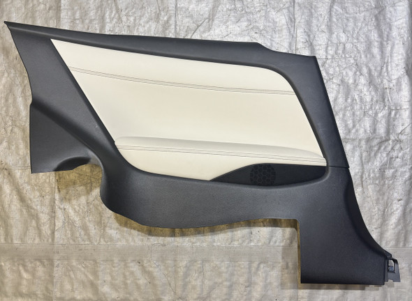 2017-2020 Infiniti Q60 Stone Leather Interior Rear Quarter Panels / Pair /   IQ606