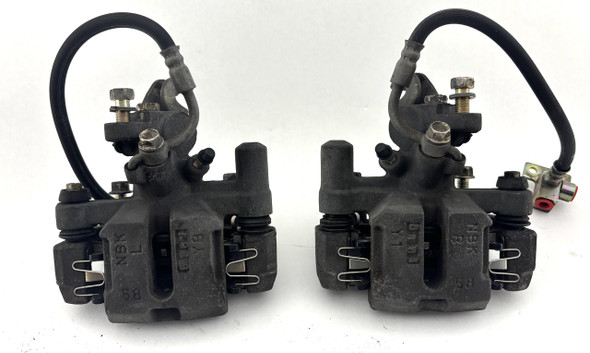 1999-2000 Mazda Miata OEM Rear Brake Calipers w/ Brackets / Pair / 132K NB282