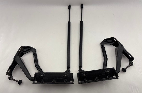 2007-2010 Saturn Sky Hood Hinges / Shocks / Pair / Black Onyx  PS073