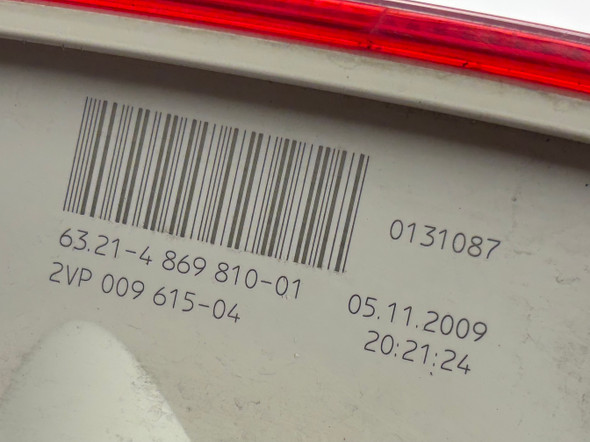 2008-2011 BMW 128i 135i Passenger Side Tail Light / OEM / Halogen /   B1014