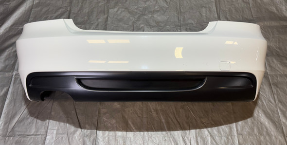 2008-2013 BMW 135i OEM Rear Bumper Cover / Alpine White III  B1014