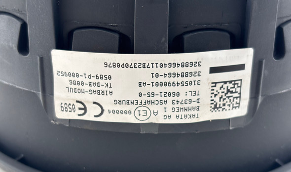 2008-2013 BMW 128i 135i M Sport Driver Steering Wheel Airbag SRS  /   B1014