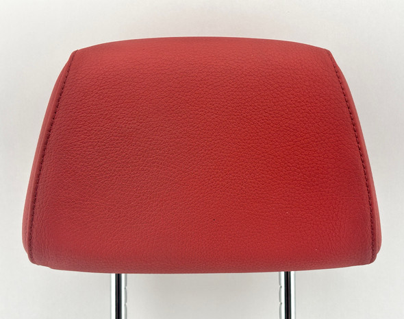2008-2013 BMW 135i OEM Front Headrest Insert / Coral Red Leather / B1014