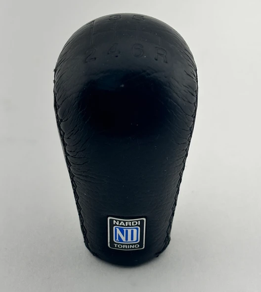 1999-2005 Mazda Miata Nardi Black Leather Shift Knob / 6 Speed  /   NB283