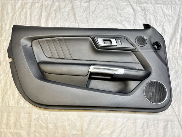 2018-2020 Ford Mustang S550 GT Premium Black Leather Interior Door Panels / Pair /   FM018