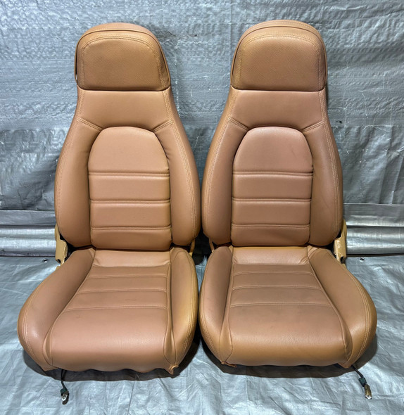 1990-1993 Mazda Miata Recovered Tan Leather Seats / Pair /   NA121