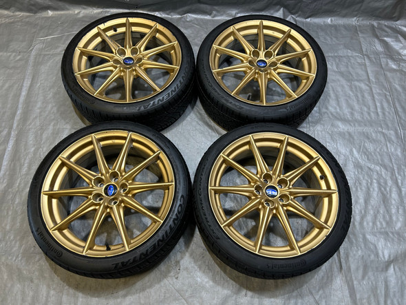 2022-2024 Subaru BRZ 18x7.5" Wheels Rims w/ Tires / Set of 4 *DAMAGE* FB211