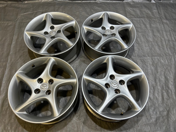2001-2003 Mazda Miata 16x6.5" 5 Spoke Twist Wheels Rims / Set of 4 / NB283