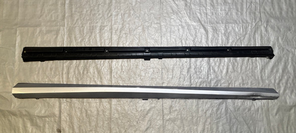 2015-2020 Audi S3 Passenger Side Skirt Rocker Panel / Florett Silver Metallic  S3109