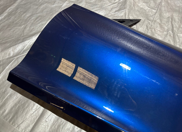 2009-2016 BMW E89 Z4 Driver Side Door Assembly / Deep Sea Blue Metallic  Z4909