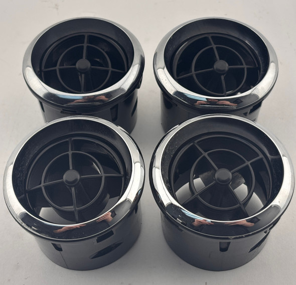 1990-1997 Mazda Miata AC Vents w/ Chrome Trim Rings / Set of 4 /   NA123