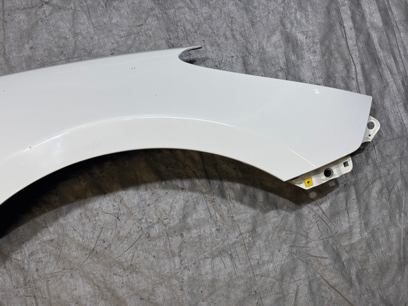 2010-2016 Hyundai Genesis Coupe Passenger Side Fender Panel / Karusell White  HG035