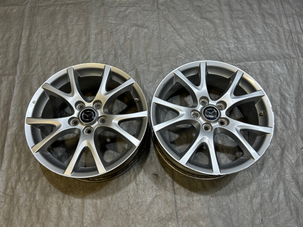 2013-2015 Mazda Mx5 Miata 17x7" OEM Wheels Rims / Pair / NC114
