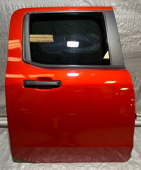 2022-2023 Ford Maverick Passenger Side Rear Door Assembly / Hot Pepper Red Metallic  MV006