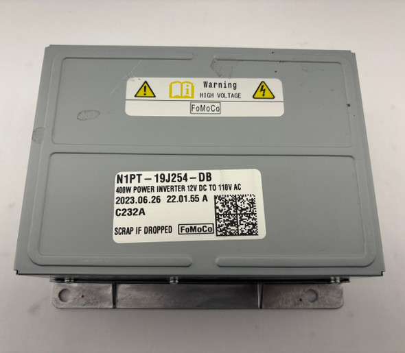 2022-2023 Ford Maverick 400w 110V Power Inverter Module / N1PT19J254DB /   MV006