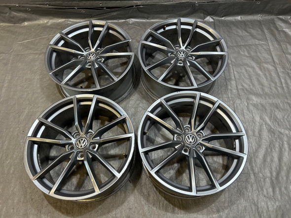 2015-2019 Volkswagen MK7 Golf R 19" Pretoria Wheels Rims / Set of 4 / *DAMAGE* / M7R14