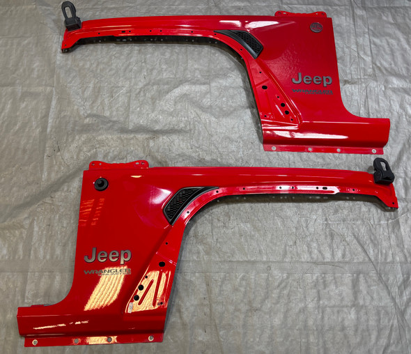 2018-2024 Jeep Wrangler JL / Gladiator JT Driver & Passenger Side Fender Aprons / Pair /  JL015
