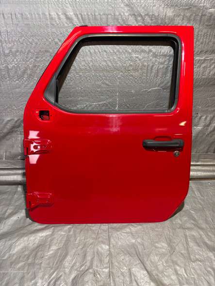 2018-2024 Jeep Wrangler JL Unlimited 4DR / Gladiator JT Driver Front Door Assembly / Firecracker Red  JL015