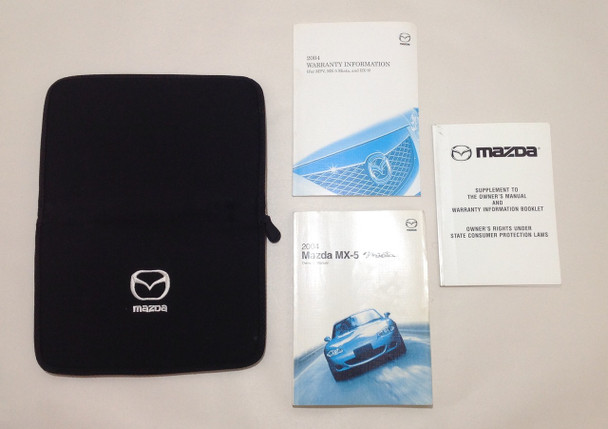 2004 Mazda Miata Owner's Manual w/ Case / Booklet / OEM / NB054