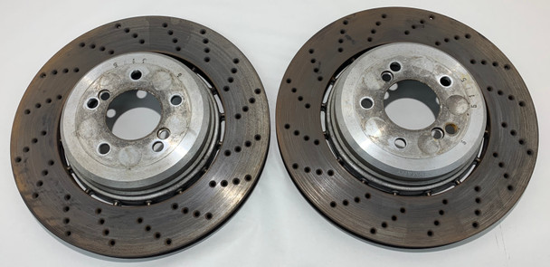 2006-2010 BMW M6 Rear Brake Rotors / OEM / Pair / M6002