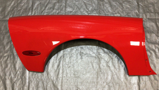 1998-2004 Chevrolet Corvette C5 Coupe Passenger Side Rear Quarter Panel / Torch Red / C5008