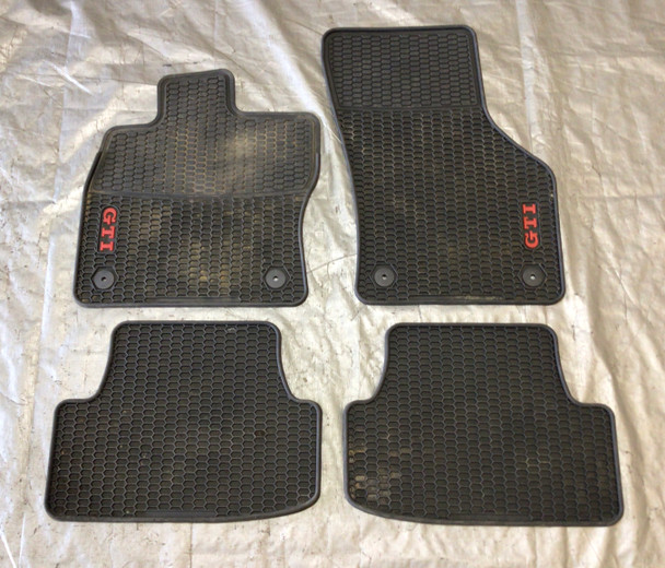 2015-2017 Volkswagen MK7 GTI 4DR Rubber All Weather Floor Mats Set / M7004